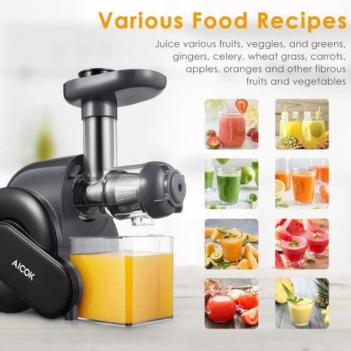 AICOK 150W Slow Masticating Juicer Extractor - Toytexx AICOK 150W Slow Masticating Juicer Extractor - Toytexx